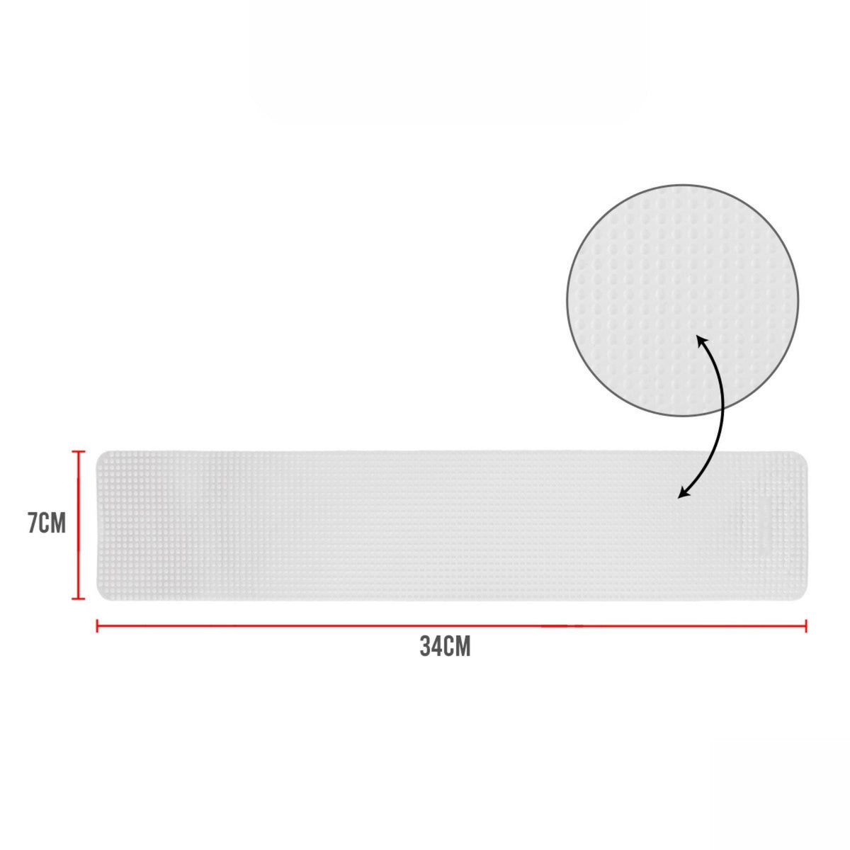 Trident Rubber Straight Marker - White