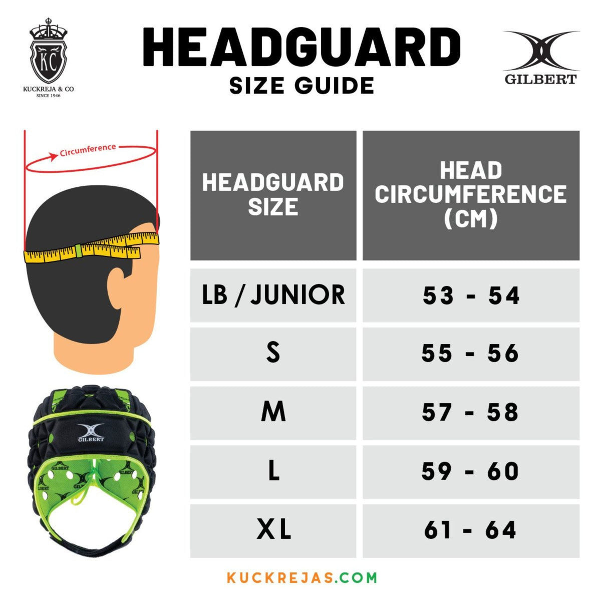 Gilbert Octane Headguard – Aqua/White