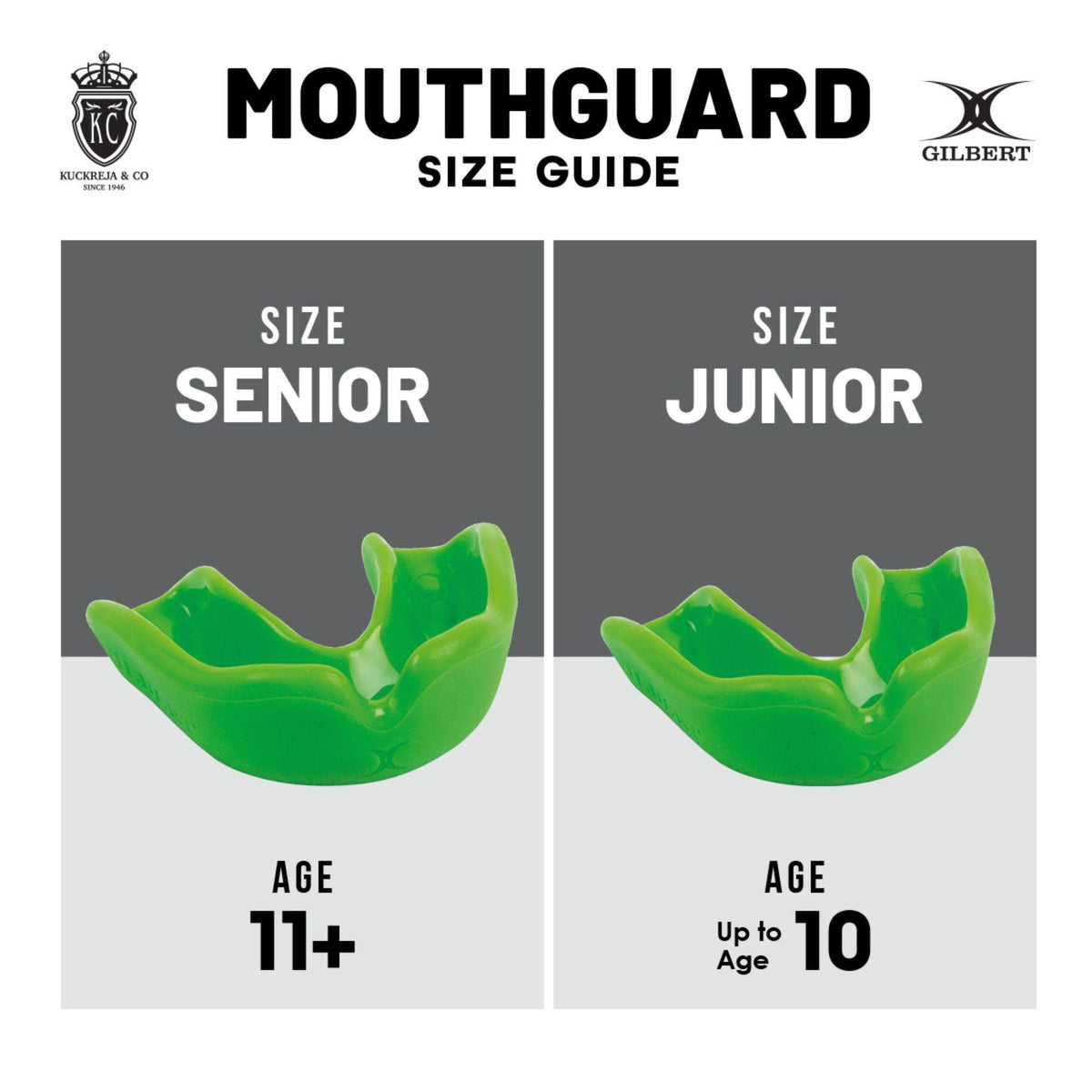 Gilbert Academy Mouthguard - Green
