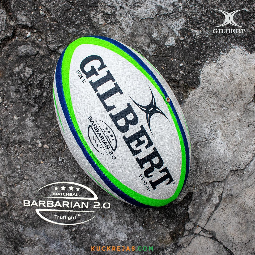 Gilbert Barbarian 2.0 Match Rugby Ball (Size 5)