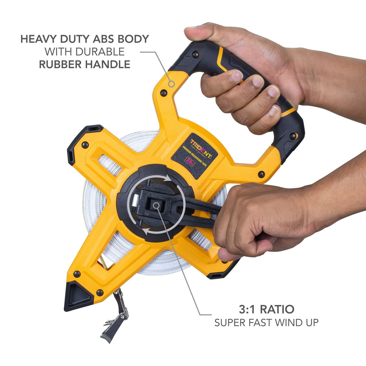 Trident Premium Measuring Tape - 30m