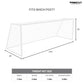 Trident T-30 Football Net (White)
