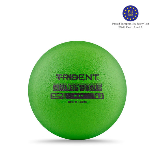 Trident Milestone Play Foam Ball - Green (6.3")
