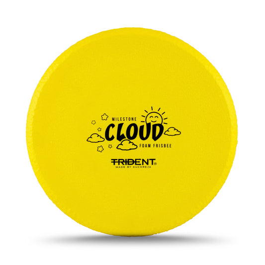 Trident Milestone Cloud Foam Frisbee - Yellow