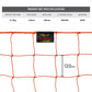 Trident T-20 Junior Football Net (Orange)