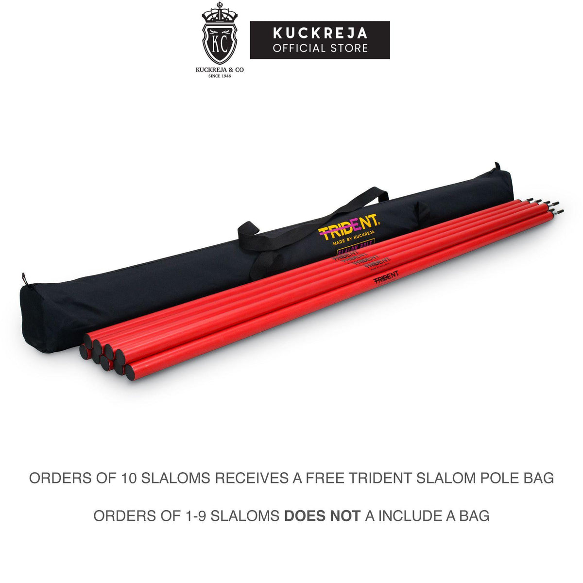Trident Slalom Pole - Yellow