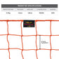 Trident T-30 Football Net (Orange)