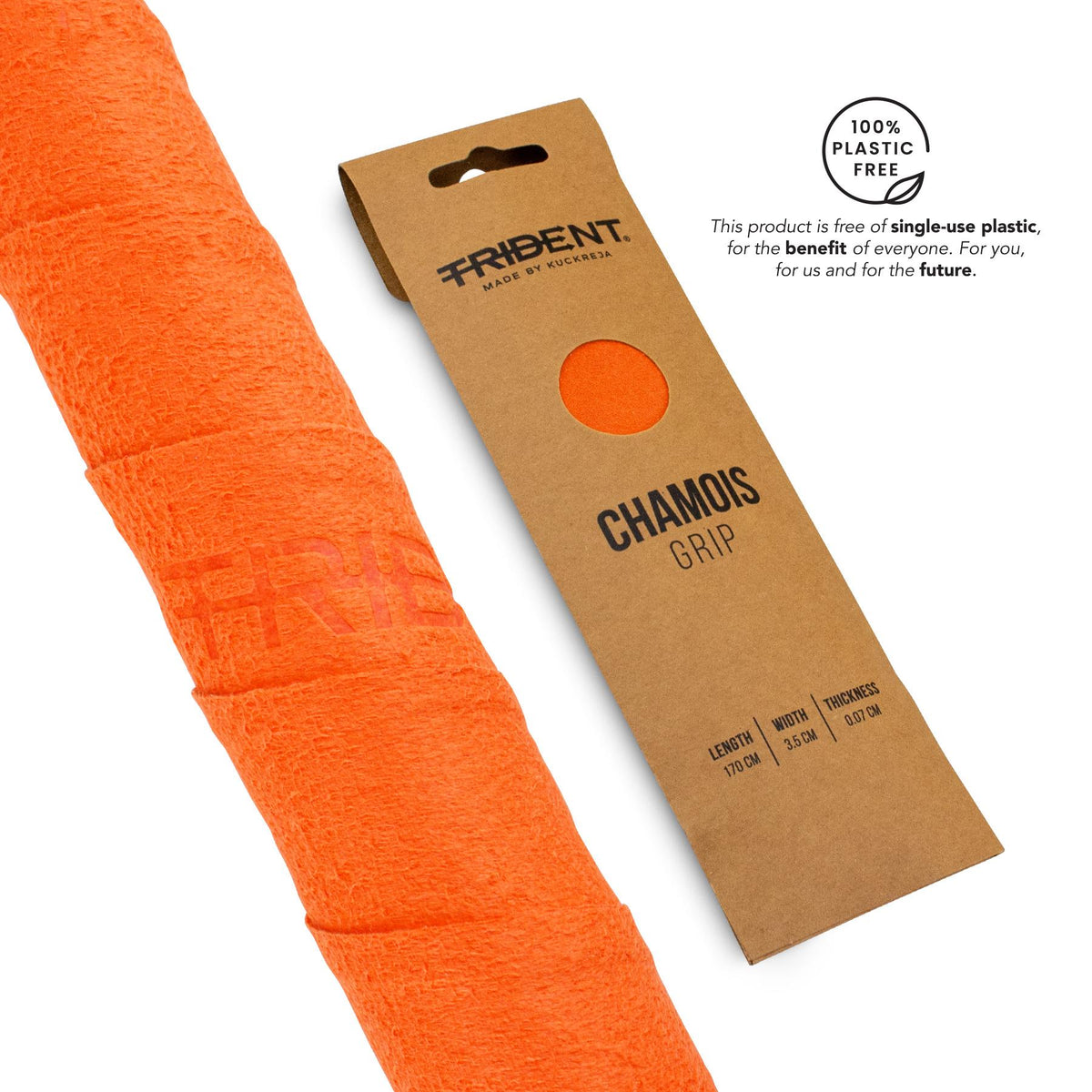 Trident Master Chamois Grip - Fluo Orange