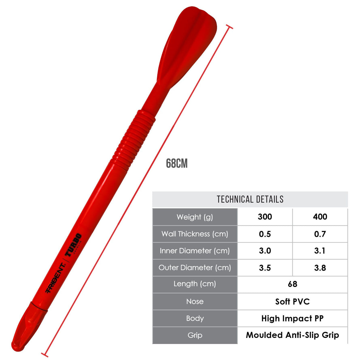Trident Turbo Javelin - Red (300, 400g)