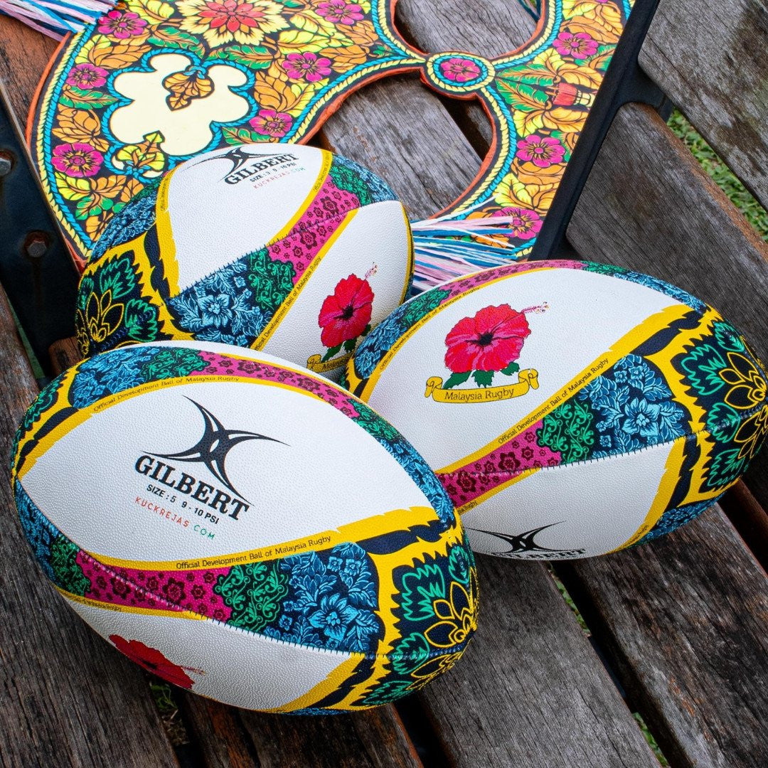 Gilbert GTR-3000 Wau Bulan - Official Development Ball of Malaysia Rugby (Size 4)