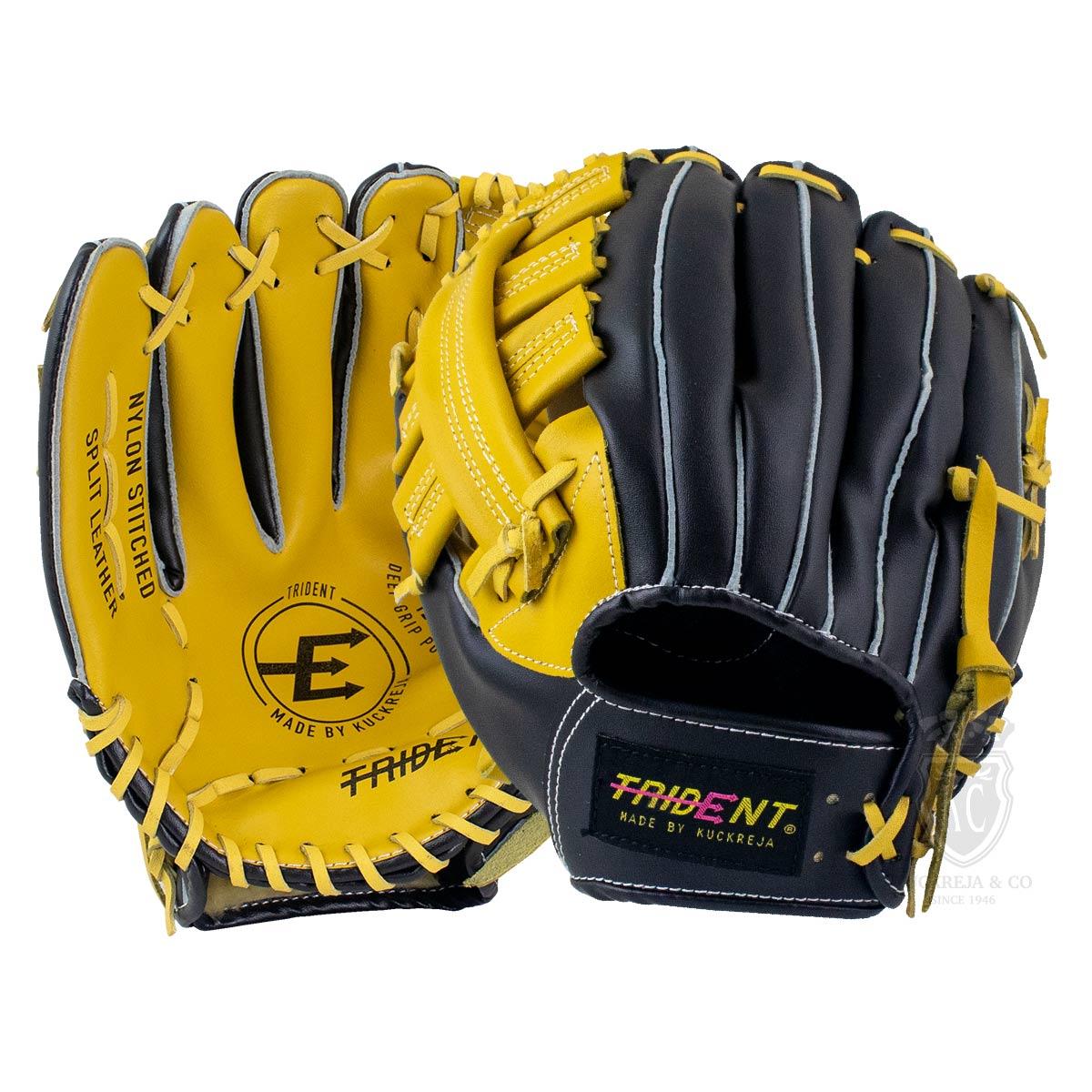 Trident T-60 Softball Glove (Yellow) - RH (12.5")