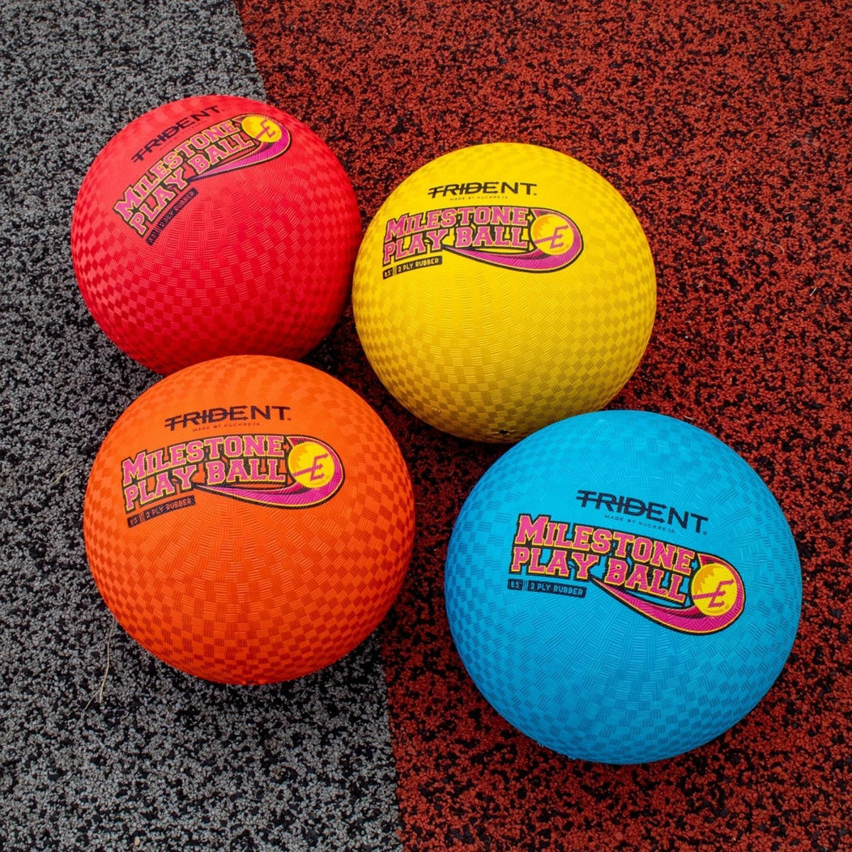 Trident Milestone Playground Ball (Dodgeball) - Blue