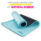 Trident Comfort Fusion Grip Yoga Mat - Light Teal (10mm)