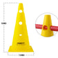 Trident 15" Cone with Holes - Yellow
