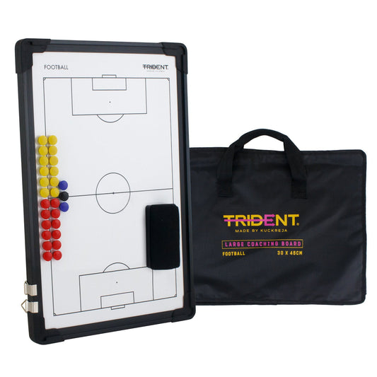 Trident Large Magnetic Coaching Board - Football (30 x 45cm)