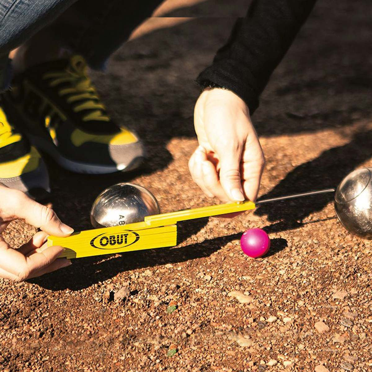 Obut Petanque Folding Ruler - Yellow