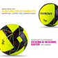 Trident Stage Training Football - Size 3 (Neon/Rubine)