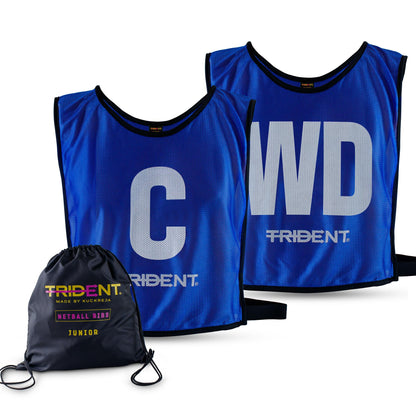 Trident Netball Bibs Set – Blue (Senior, Junior)