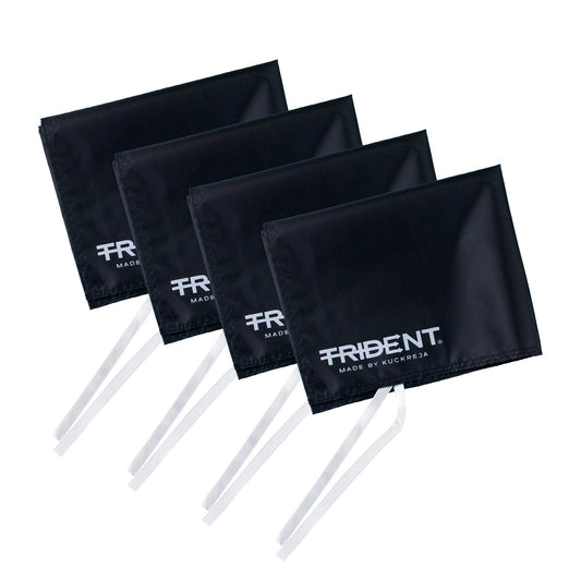 Trident Spare Corner Flags - Set of 4 (Black)