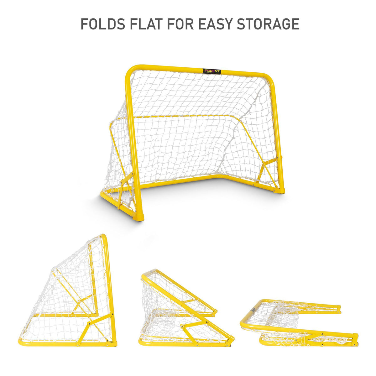 Trident Foldable Steel Mini Goal - 0.9 x 0.7m