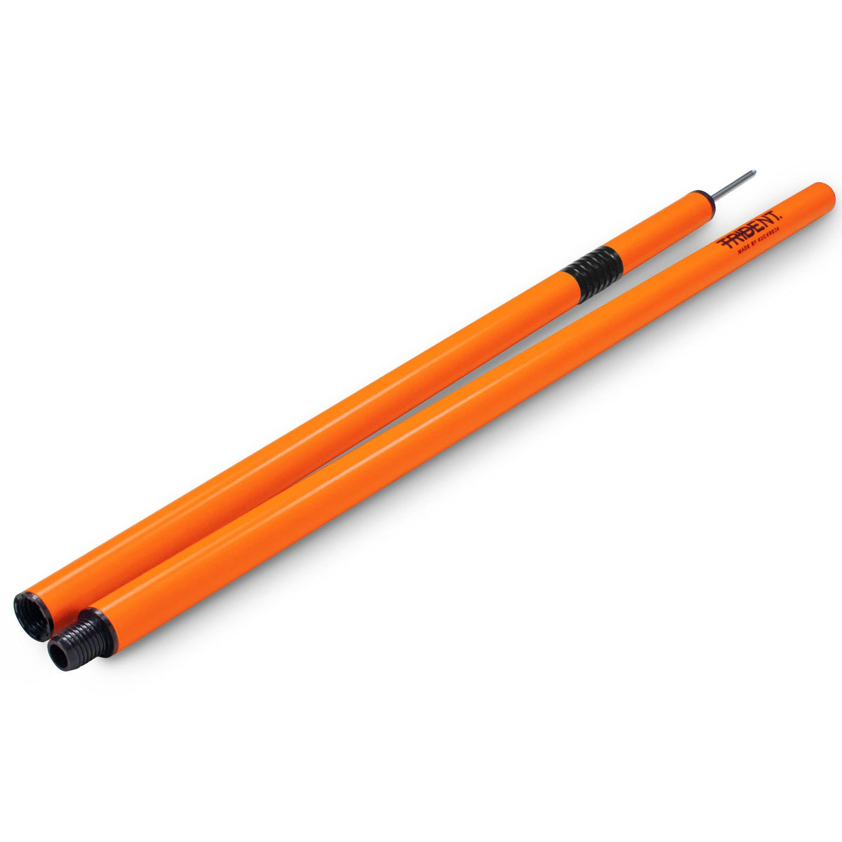 Trident Two-Piece Slalom Pole with Spring - Orange