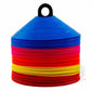 Trident Premium Disco Cone Set - 50 Pieces (Multicolour)