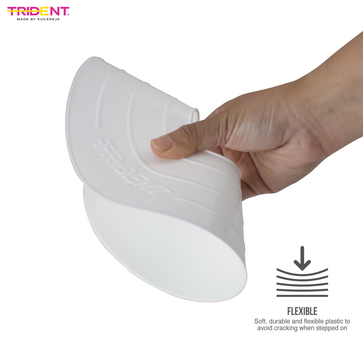 Trident Premium Disco Cone Set – 40 Pieces (White)