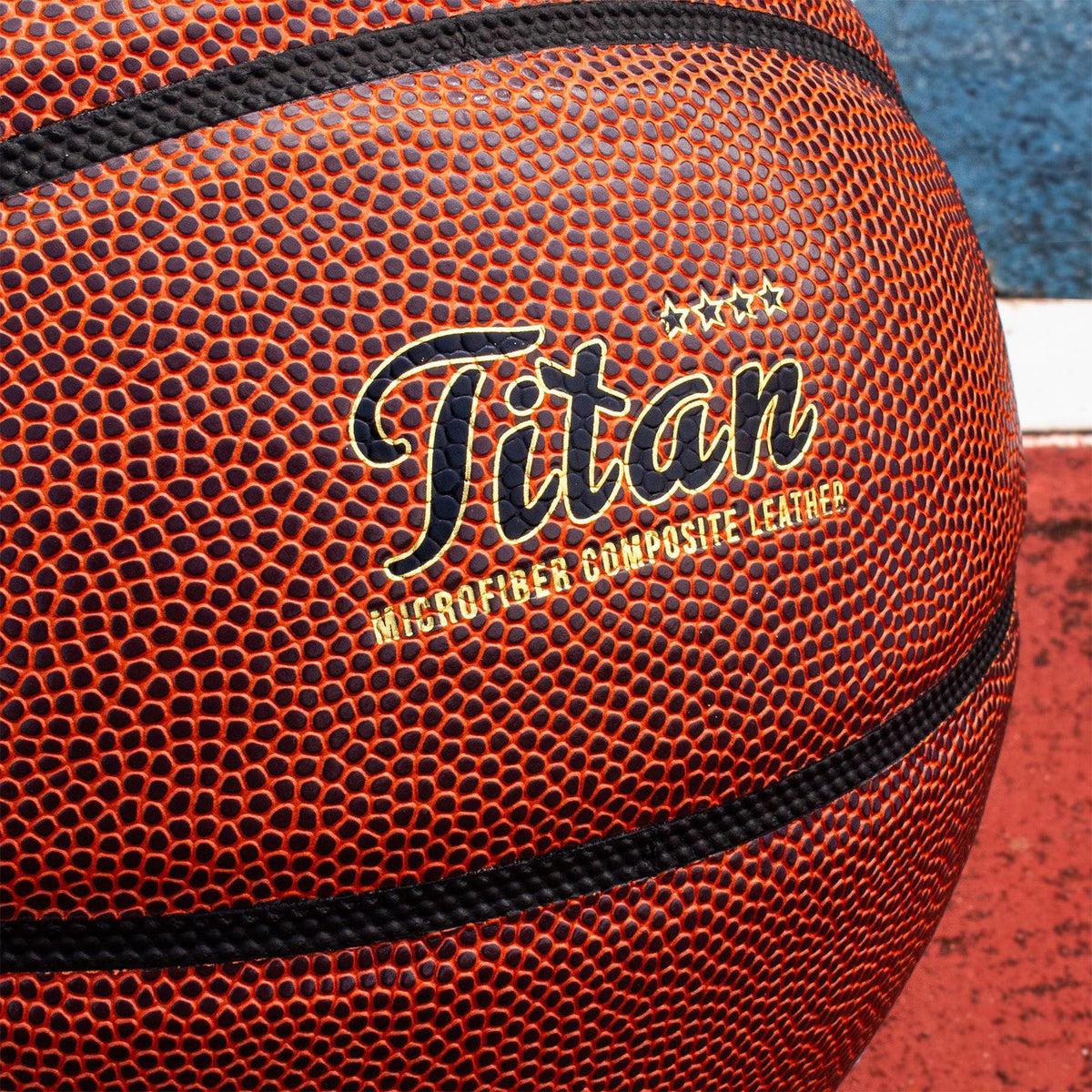 Trident Titan Composite Leather Basketball (Size 7, 6)
