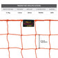 Trident T-25 Junior Football Net (Orange)