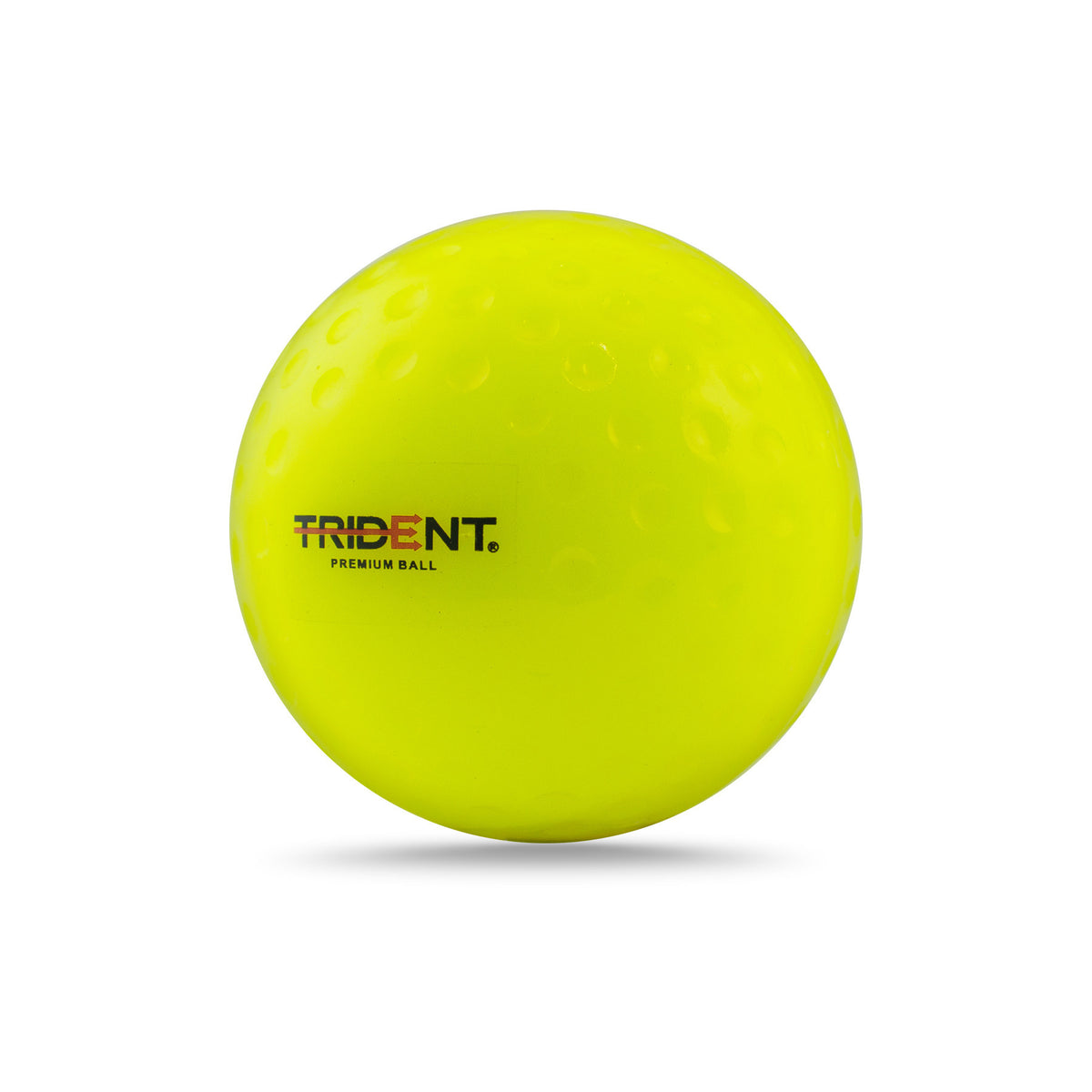 Trident Premium Dimple Hockey Ball - Yellow