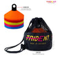 Trident Premium Disco Cone Set - 50 Pieces (Multicolour)