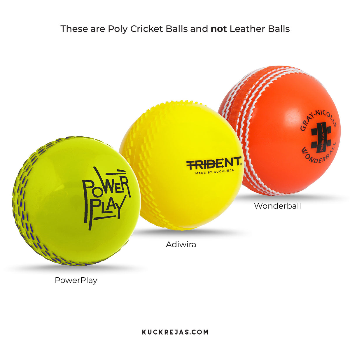 Gray Nicolls Powerplay Cricket Ball - Yellow
