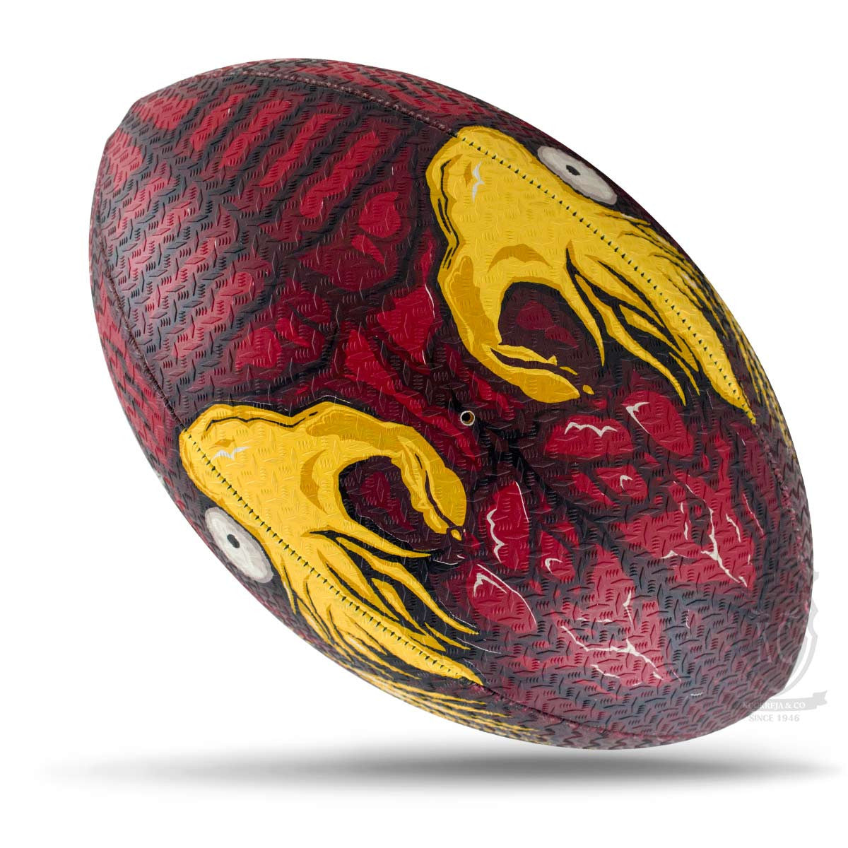 Gilbert Randoms Rugby Ball - Dragon (Size 5)