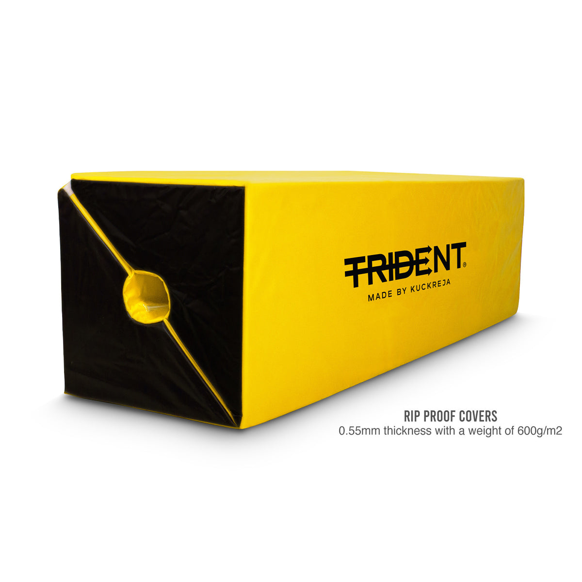 Trident Rugby Post Protectors - 20" x 20" (Set of 4) - Yellow