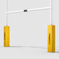 Trident Rugby Post Protectors - 10" x 10" (Set of 4) - Yellow