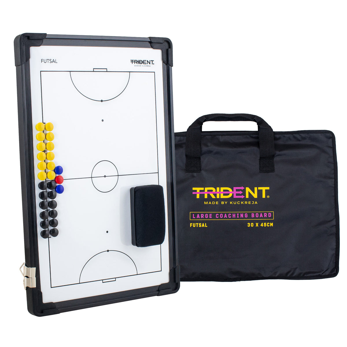 Trident Large Magnetic Coaching Board - Futsal (30 x 45cm)