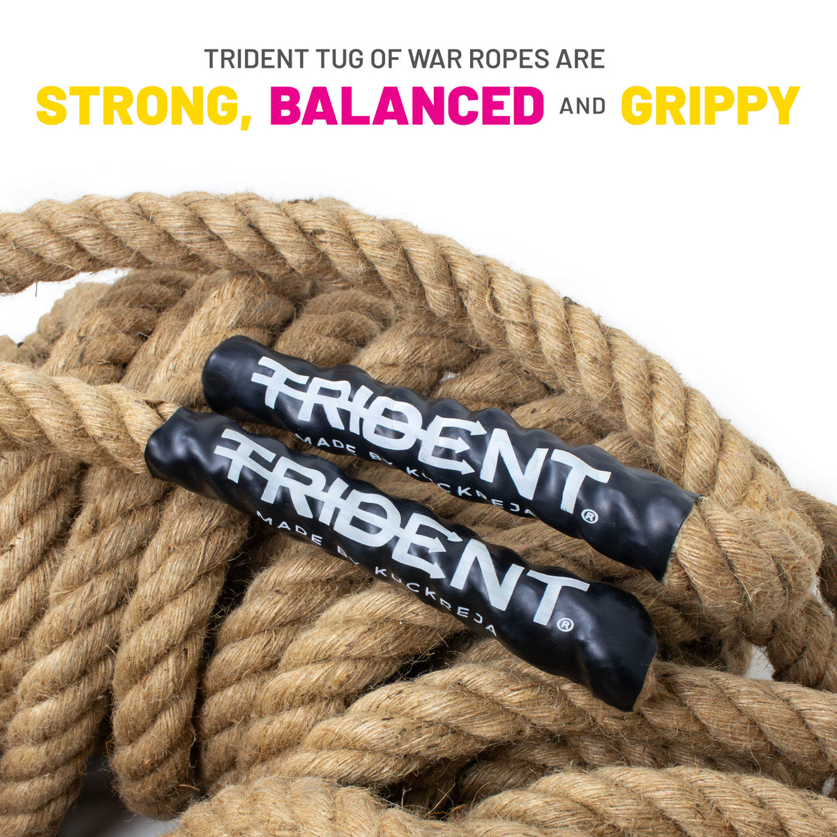 Trident Jute Tug of War Rope - 36m / 120 ft