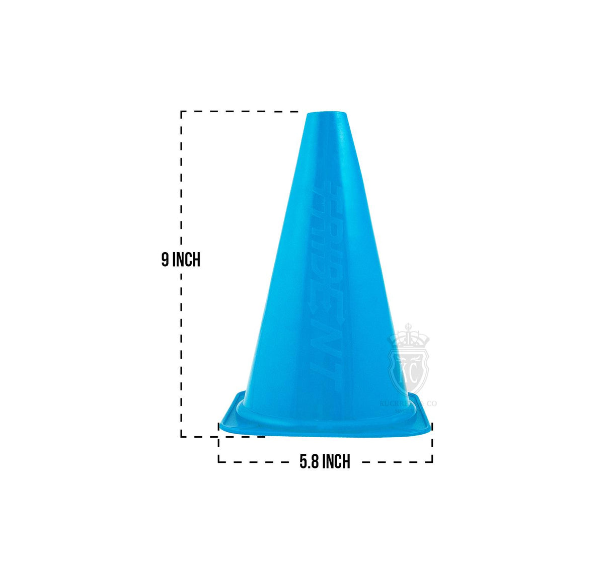 Trident 9" Cone – Sky Blue