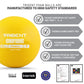 Trident Softee Low Bounce Foam Ball - Yellow (7")