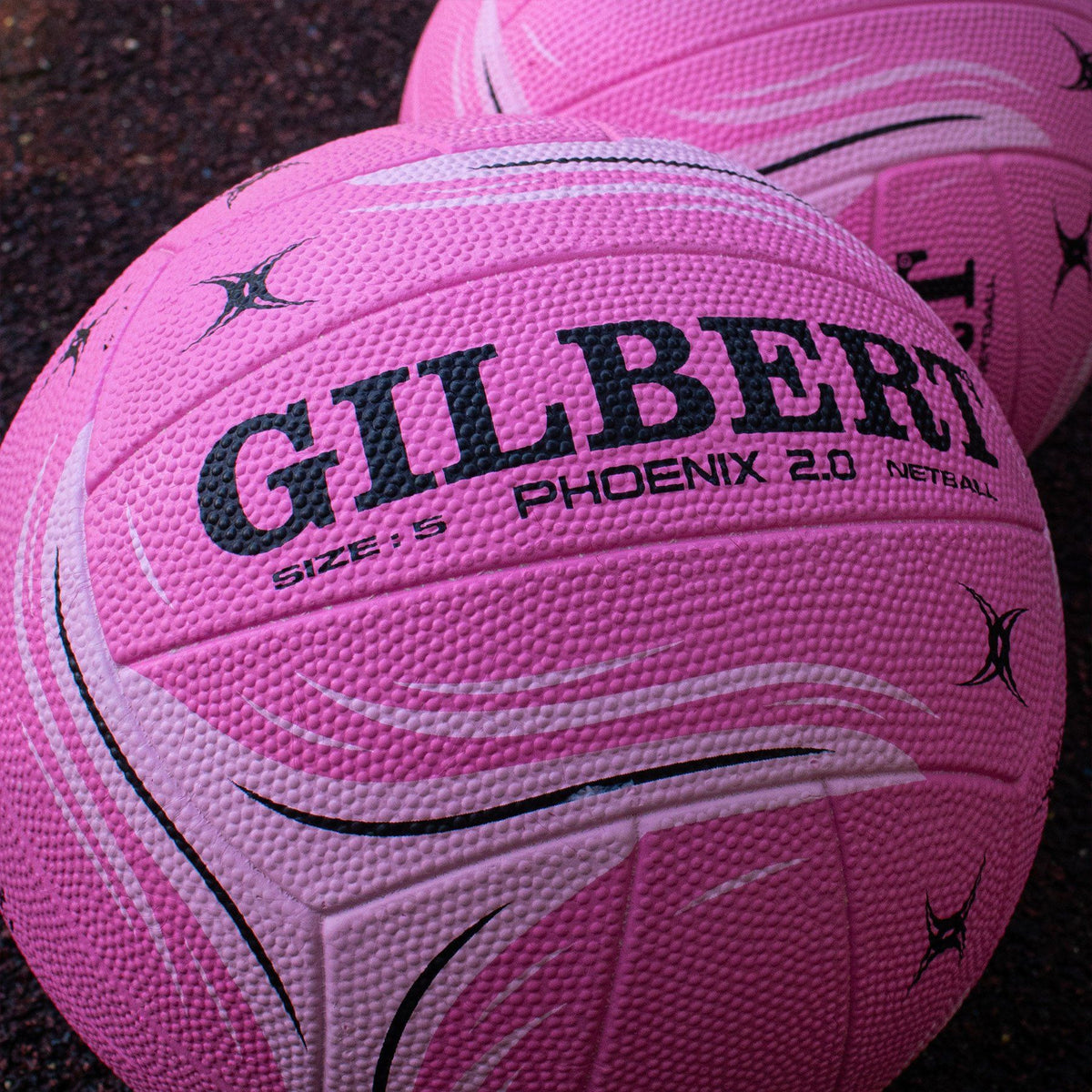 Gilbert Phoenix 2.0 Match Netball - Pastel (Size 5, 4)