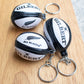 Gilbert All Blacks Official Keyring (White)