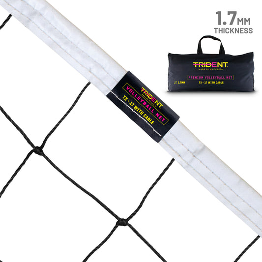 Trident TX-17 Volleyball Net with Cable