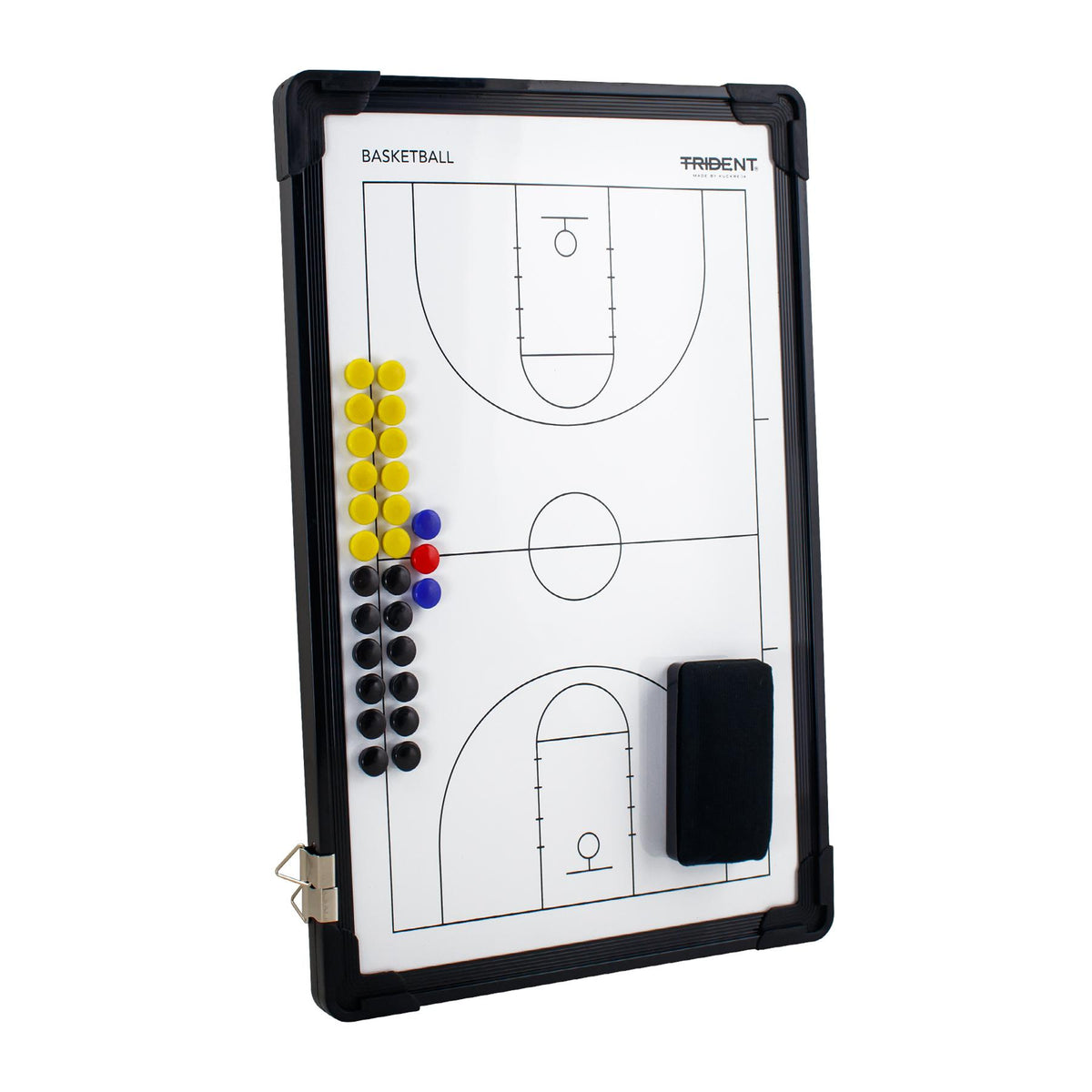 Trident Large Magnetic Coaching Board – Basketball (30 x 45cm)