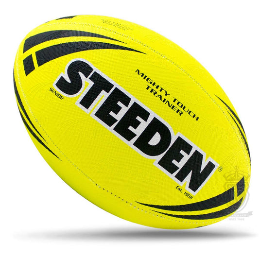 Steeden Mighty Touch Rugby Ball - Yellow