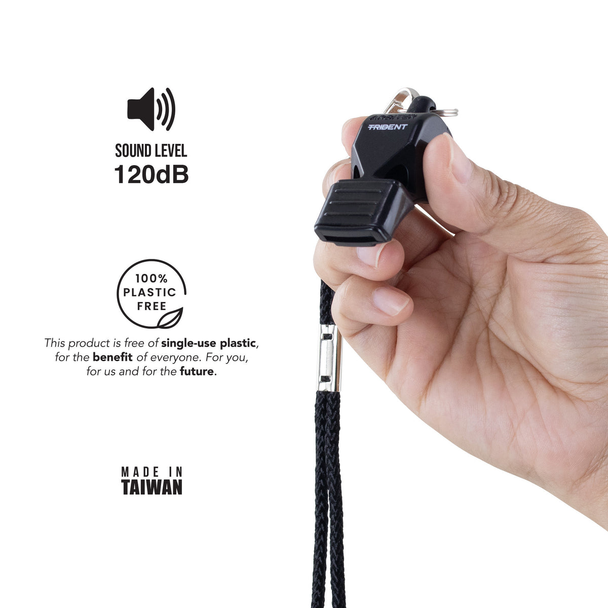 Trident Arbiter SG Whistle with Lanyard