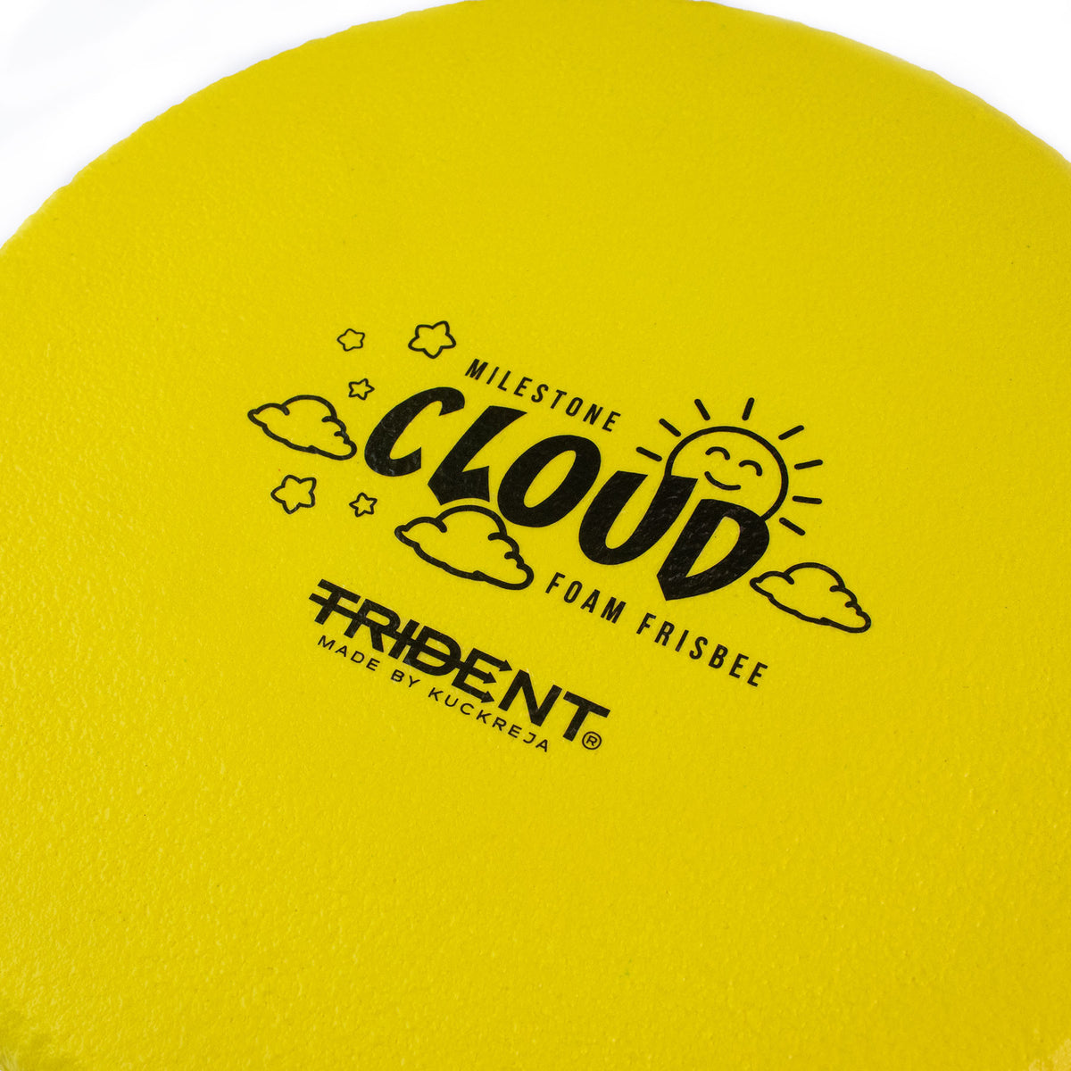 Trident Milestone Cloud Foam Frisbee - Yellow