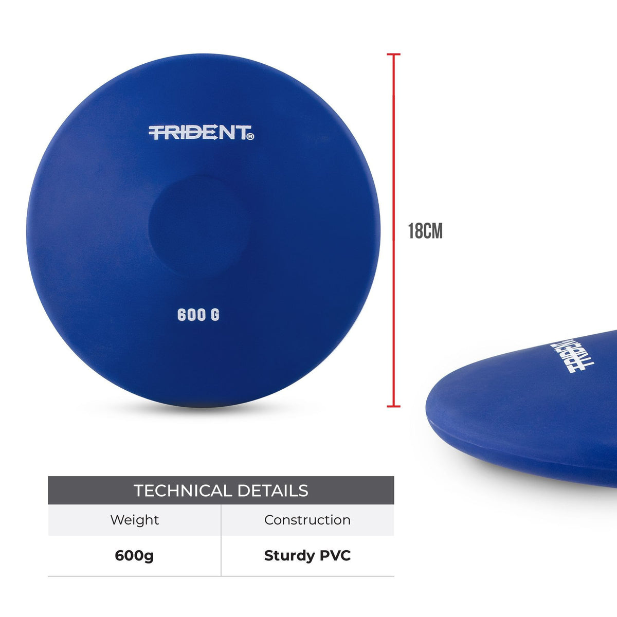 Trident Milestone Soft Discus - 600g