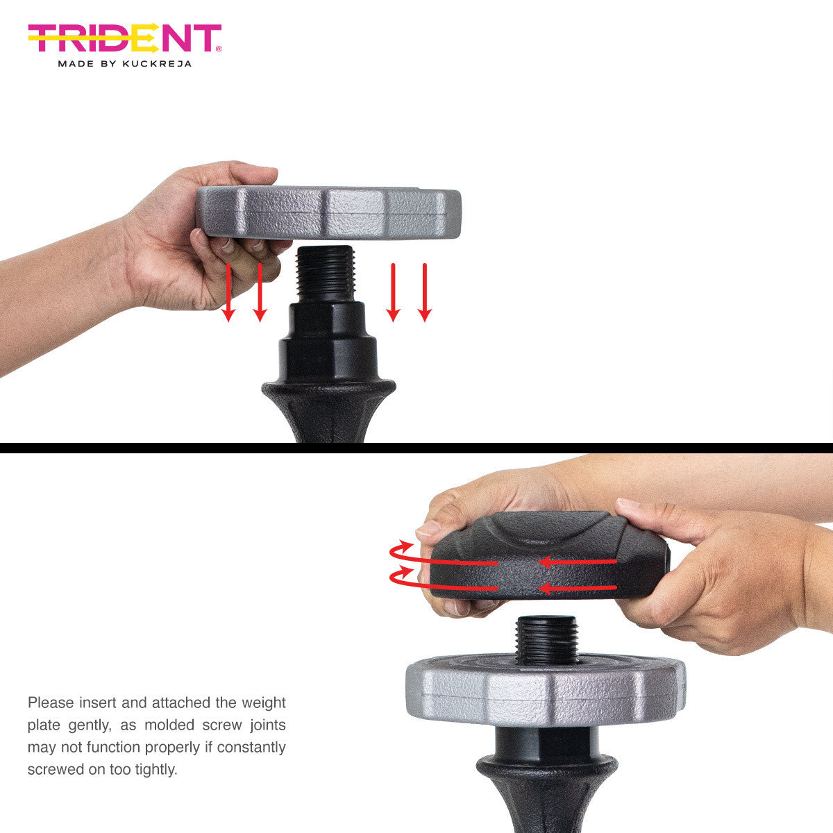 Trident Master Premium Adjustable Dumbbell - 7.5kg (Pair)
