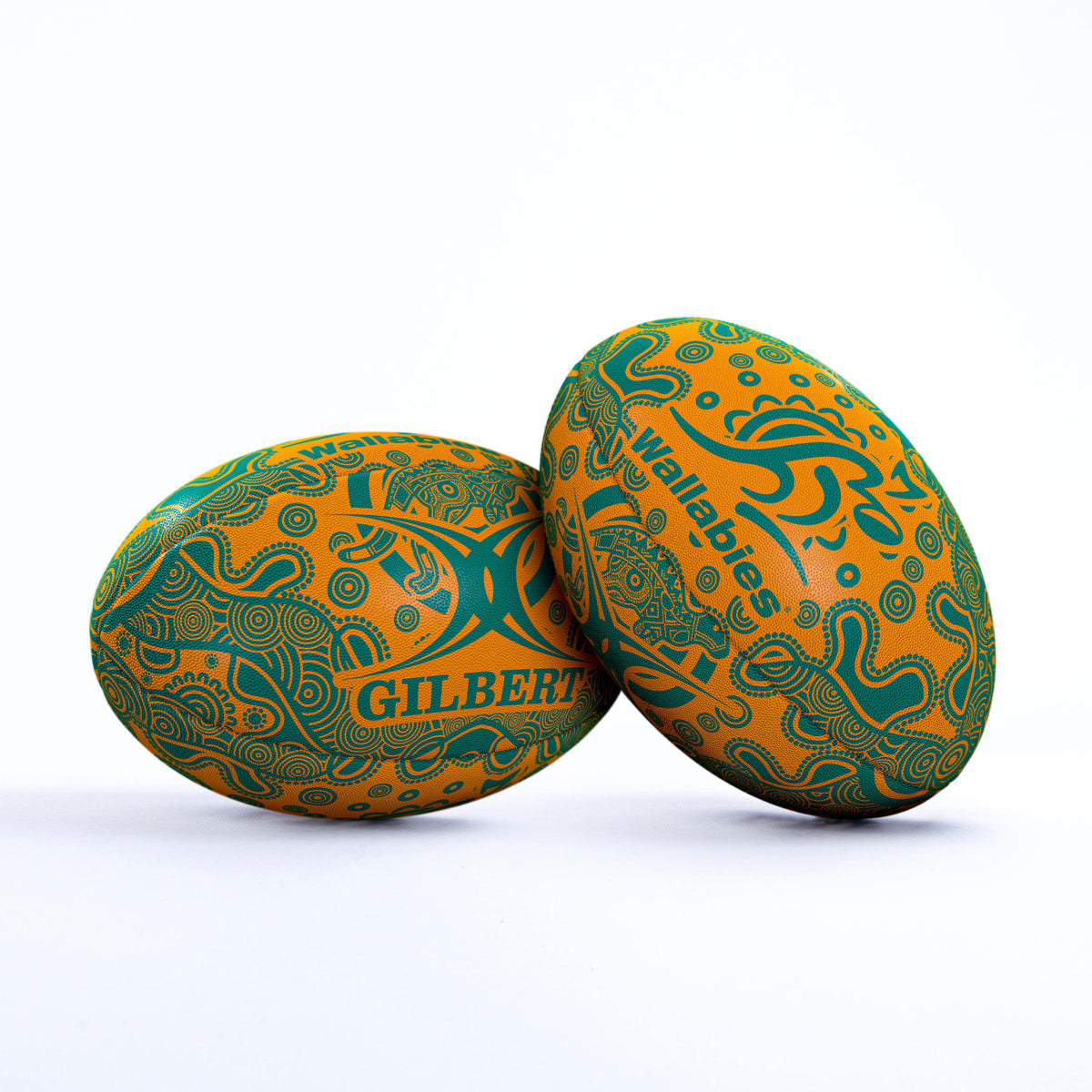 Gilbert Randoms Rugby Ball - Wallabies (Size 5)