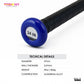 Trident Master Softball Bat - Blue (34")